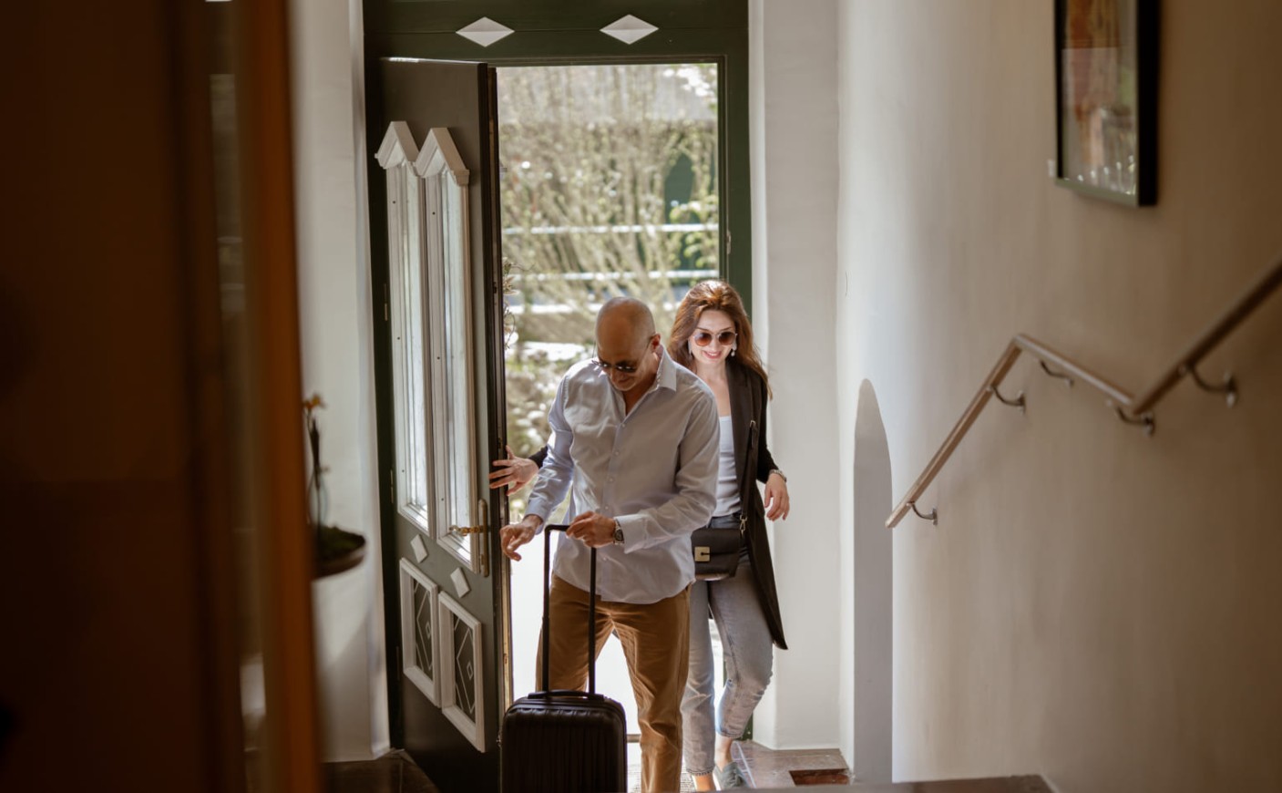 Ankommen in der Hotel Rosenvilla in Salzburg