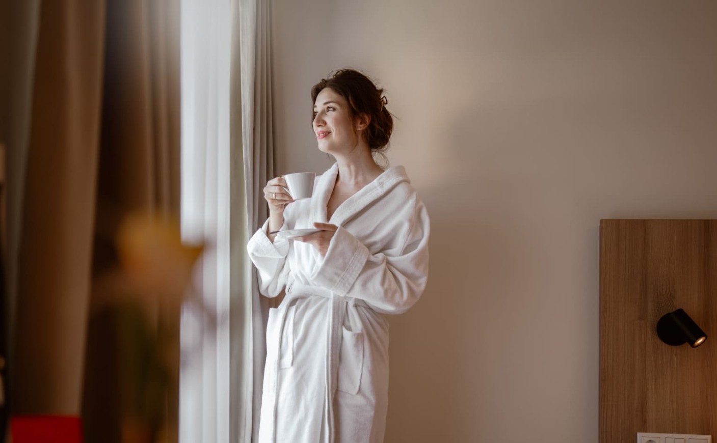 Entspannter Aufenthalt im Zimmer der Hotel Rosenvilla